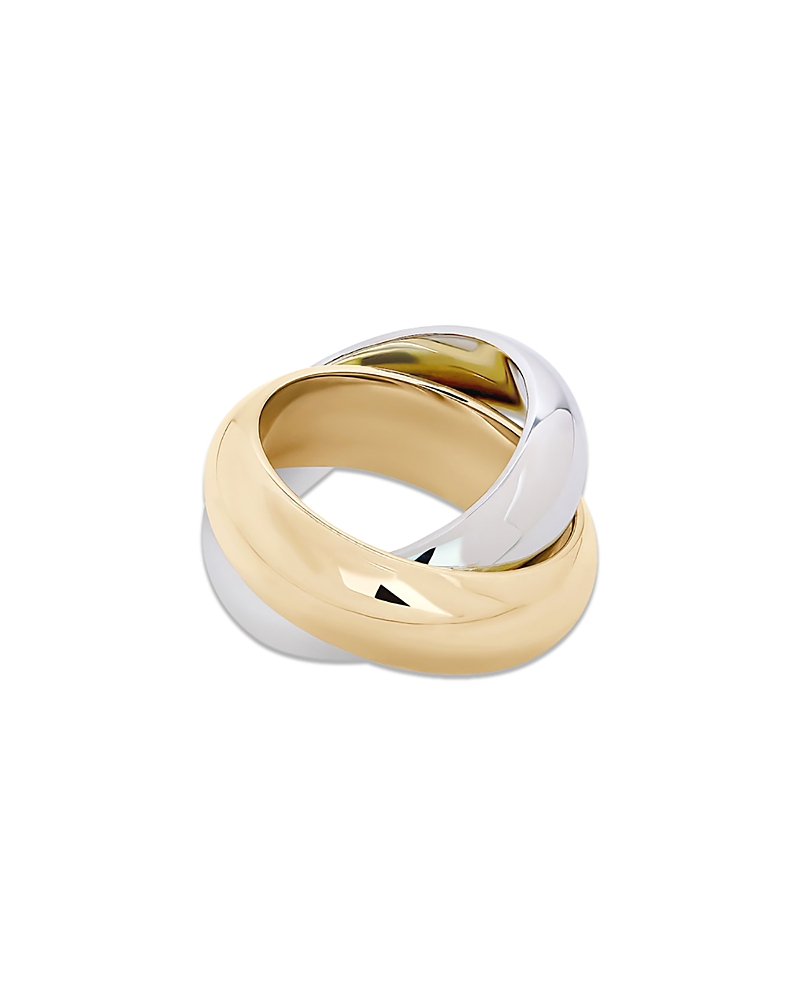 Shashi Ross Two Tone Ring In Multi