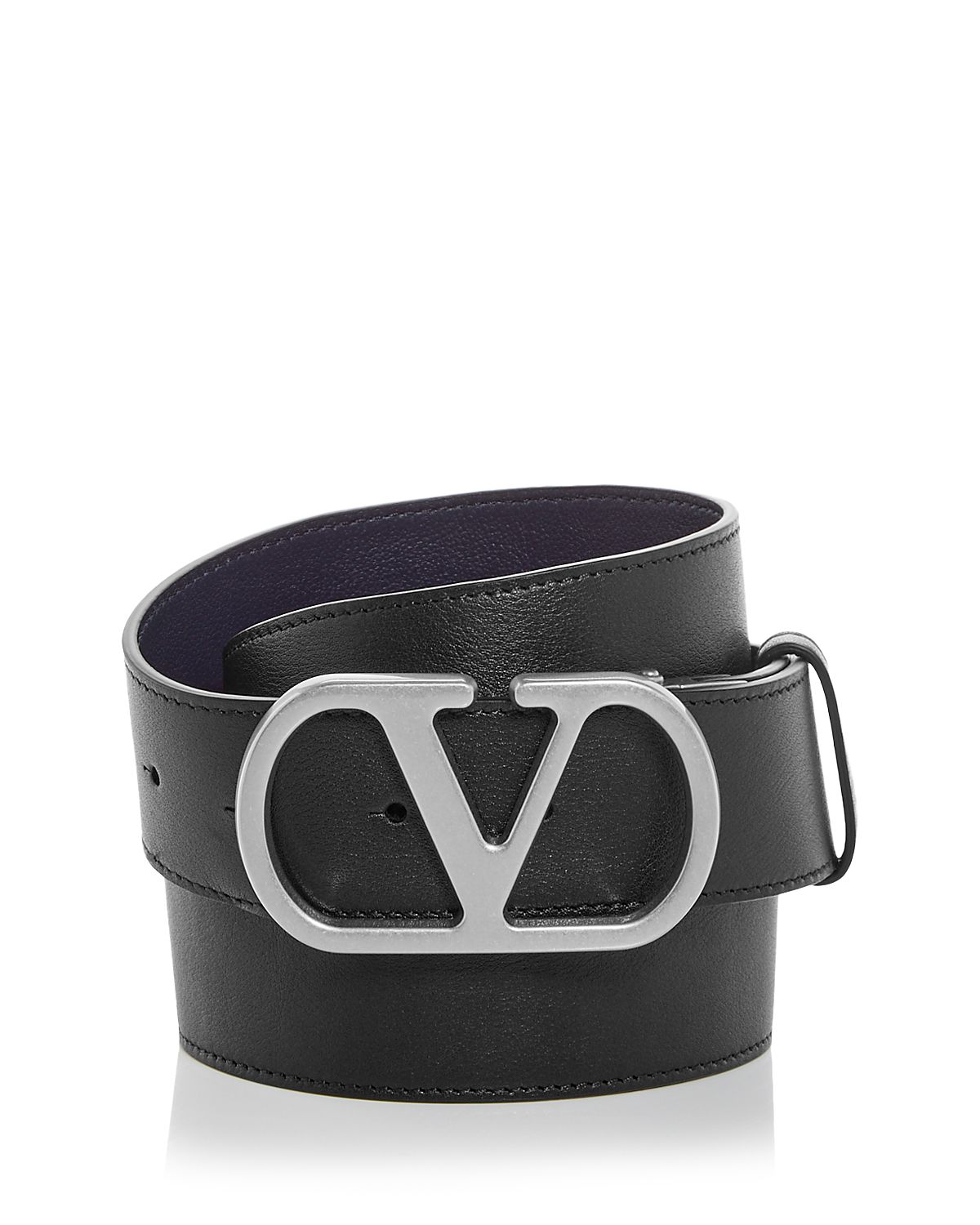 Valentino Garavani Men's VLogo Reversible Leather Belt