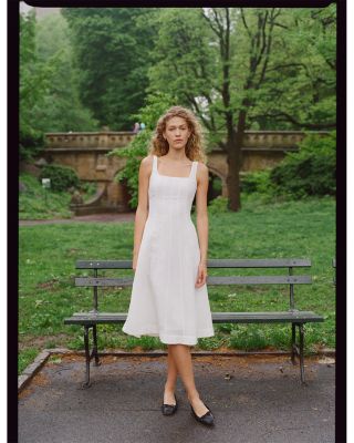 Birdie Square Neck Midi Dress