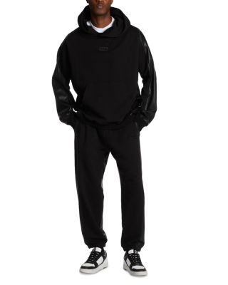 Mixed Media Logo Hoodie