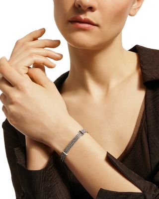 Sterling Silver Icon Link Bracelet