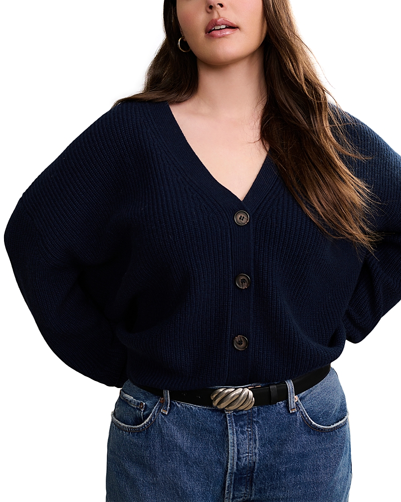 Jenni Kayne Plus Cashmere Cardigan In Black