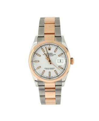 Pre-Owned Rolex - Oyster Perpetual Datejust Automatic Watch in Stainless Steel and Rose Gold 36mm