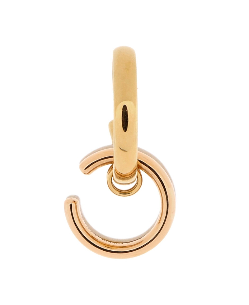 Pre-owned Pre-owned Cartier Cartier X Sacai Trinity Cuff Earring 18k Tricolor