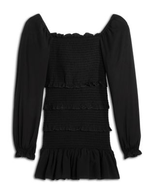 Girls' Laila Long Sleeved Smocked Dress - Big Kid