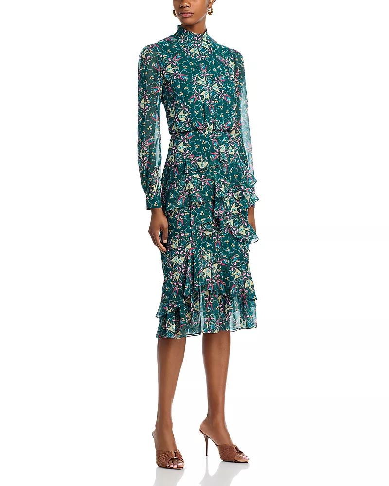 Saloni Isa Ruffled Dress