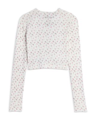 Girls' Marina Pointelle Cardigan & Marina Pointelle Lounge Pants Set - Big Kid