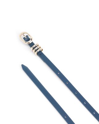 Women's Classic Skinny Leather Belt