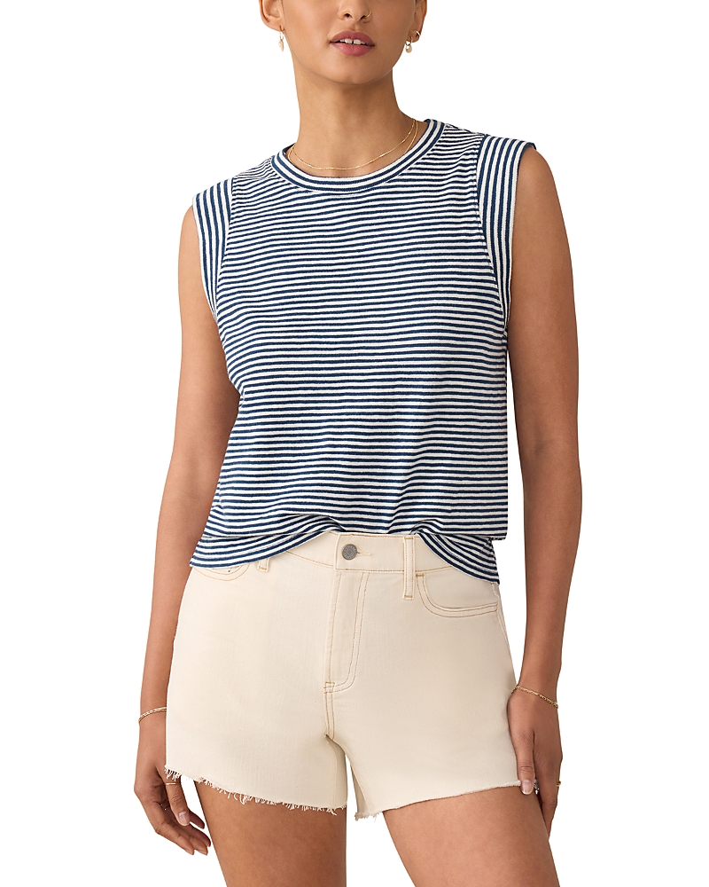 Faherty Slub Muscle Tank Top