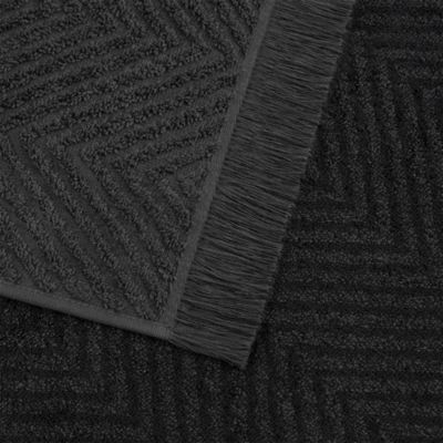 PURE Yarn Dyed Waffle Cotton Bath and Hand Towel 4-Piece Set