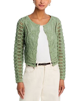 Aqua Crochet Cardigan - Exclusive