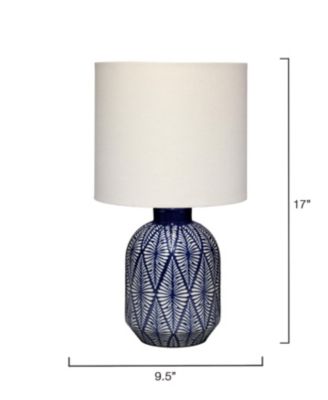  Highland Ceramic Table Lamp with Linen Shade
