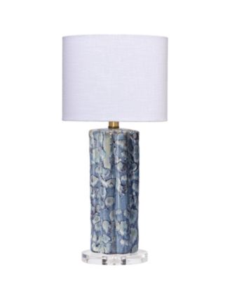 Jamie Young - Flurry Ceramic Small Table Lamp with Linen Shade