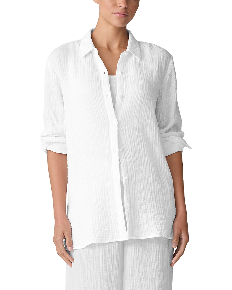 Eileen Fisher Classic Collar Easy Shirt