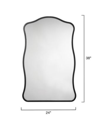  Aurora Wavy Iron Wall Mirror