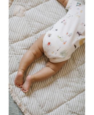 Short Sleeve Shoulder Snap One Piece - Baby