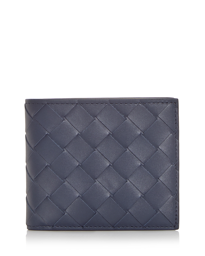 Bottega Veneta Piccolo Bi-fold Wallet In Intrecciato Leather