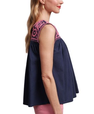 Jess Top Floral Embroidery