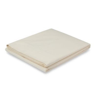  Washed Cotton Percale Flat Sheet, Queen