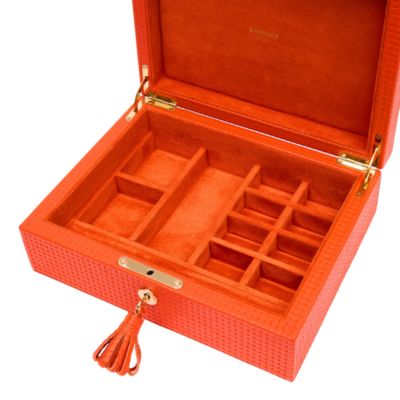 Charlotte Leather Jewelry Box