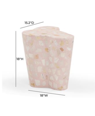 Slab Terrazzo Side Table