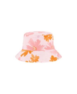 Deux par Deux - Girls' Printed Muslin Bucket Hat - Baby, Little Kid