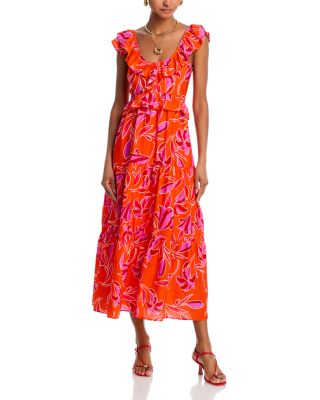 Leaf Ruffle Dress - Exclusive 