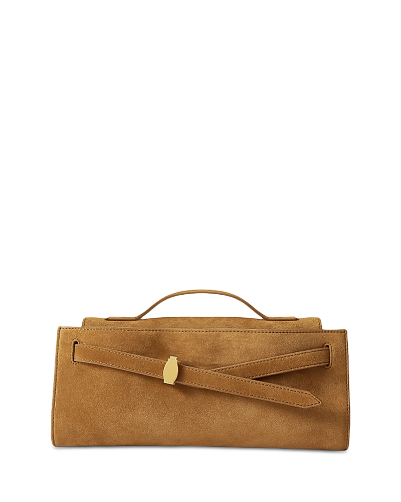 Veronica Beard Dash Suede Clutch Bag