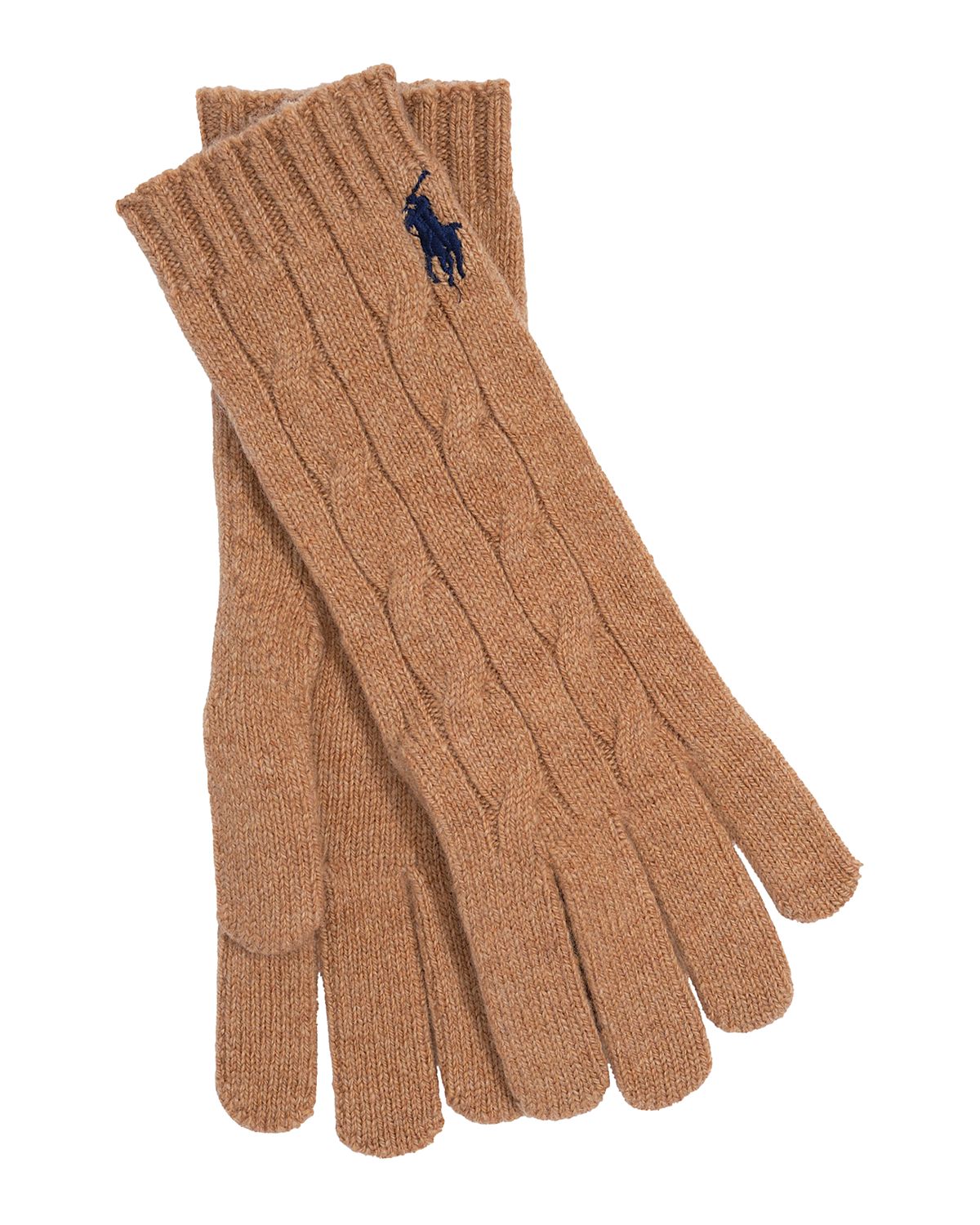 Polo Ralph Lauren Wool & Cashmere Classic Cable Gloves