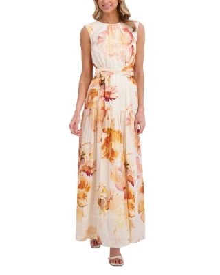 Ted Baker - Sleeveless Wrapped Waist Maxi Dress