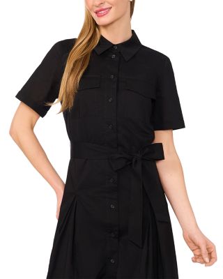 Shirt Dress with Self Belt