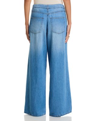 Leny Wide Leg Jeans in Light Indigo