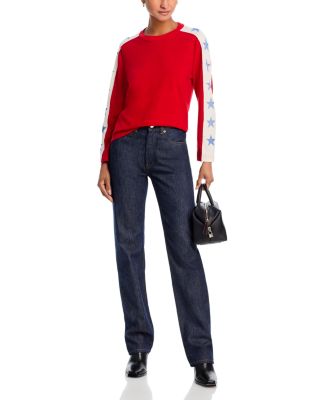 Star Contrast Long Sleeve Tee