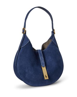 Polo ID Suede Small Shoulder Bag