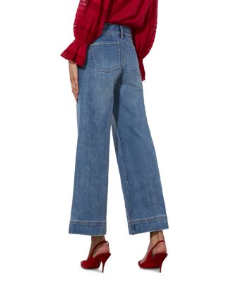Slay Clean Wide Leg Jeans in Avery Blue