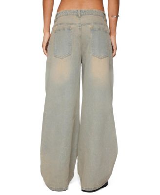 Santi Low Rise Wide Leg Light Rinse Jeans