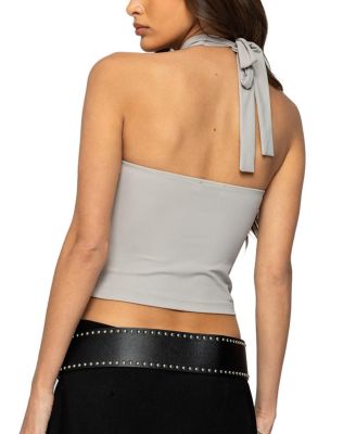 Alizee Belt Detail Halter Top