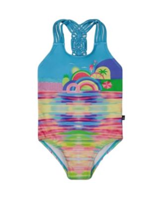 Deux par Deux - Girls' Printed One-Piece Swimsuit - Big Kid