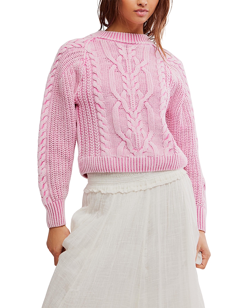 Free People Frankie Cable Sweater