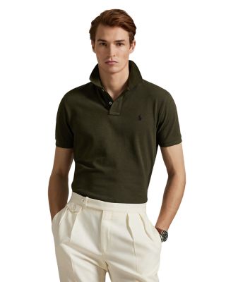 Custom Slim Fit Mesh Polo Shirt