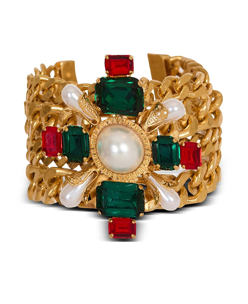 Balmain Baroque Bracelet with Chains and Beads
