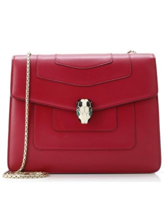Pre-Owned Bvlgari - Medium Serpenti Forever Square Shoulder Bag Leather