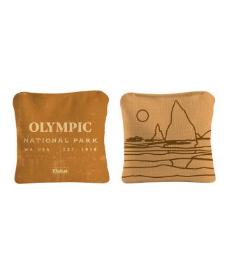 4x4 Olympic National Park Durasuede + Turbo Polyglide Pilot Versacraft Cornhole Bags