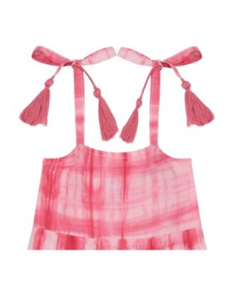 Girls' Bella Shoulder Tie Hibiscus Shibori Sundress - Little Kid, Big Kid