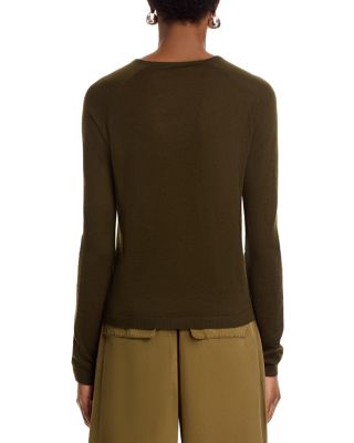 Raglan Cashmere Crewneck Sweater