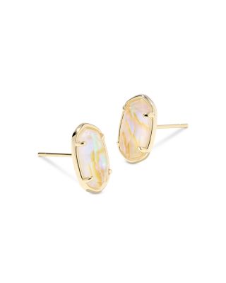 Kendra Scott - Grayson Stone Stud Earrings in 14K Gold Plated