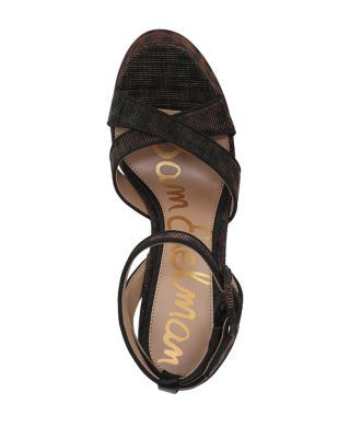 Women&#39;s Savannah Leather Platform Sandals 