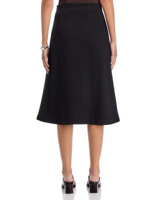Slit Front A Line Skirt 