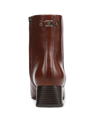 Women's Paige Square Toe Block Heel Ankle Booties