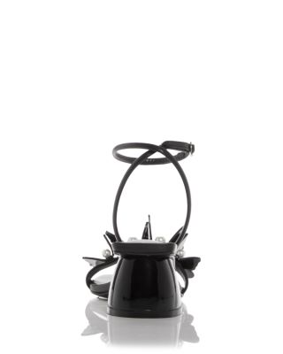 Women's Vanessa Butterfly & Faux Pearl Block Heel Sandals